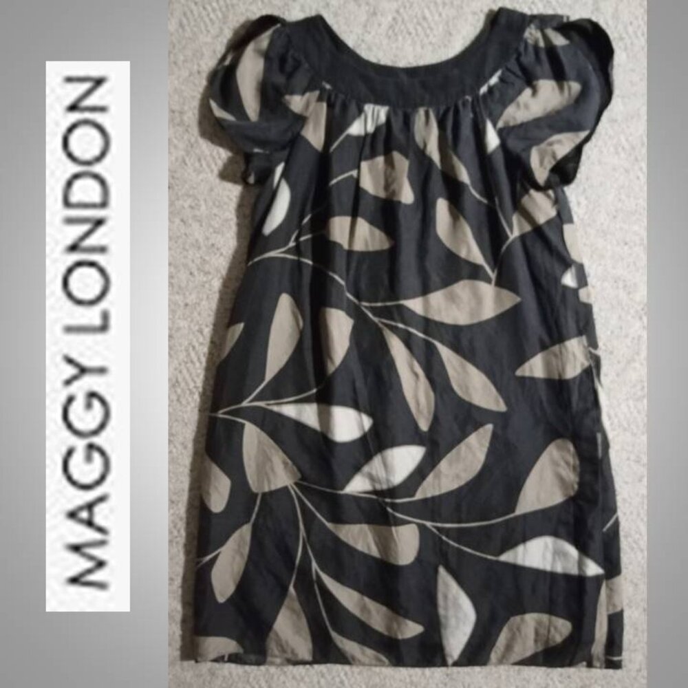 Maggie London Petites SILK dress size  10p